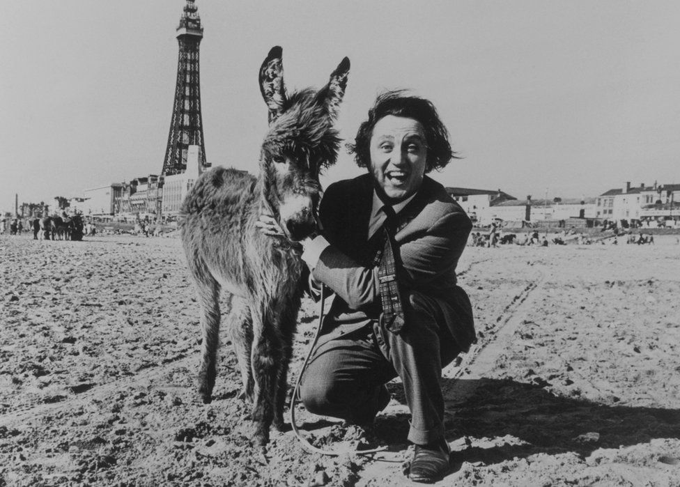 Sir Ken Dodd in Blackpool in 1964