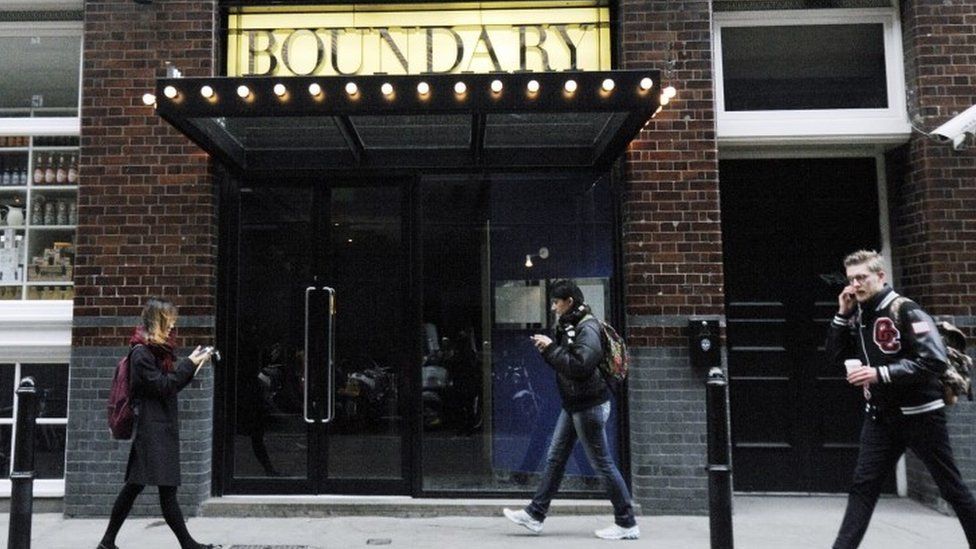 The Boundary restaurant in Shoreditch