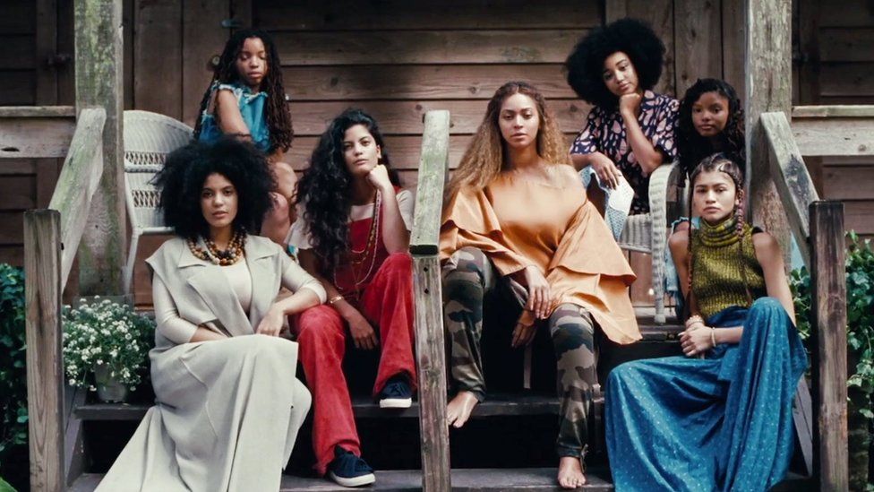 Ibeyi with others in Beyonce's Lemonade