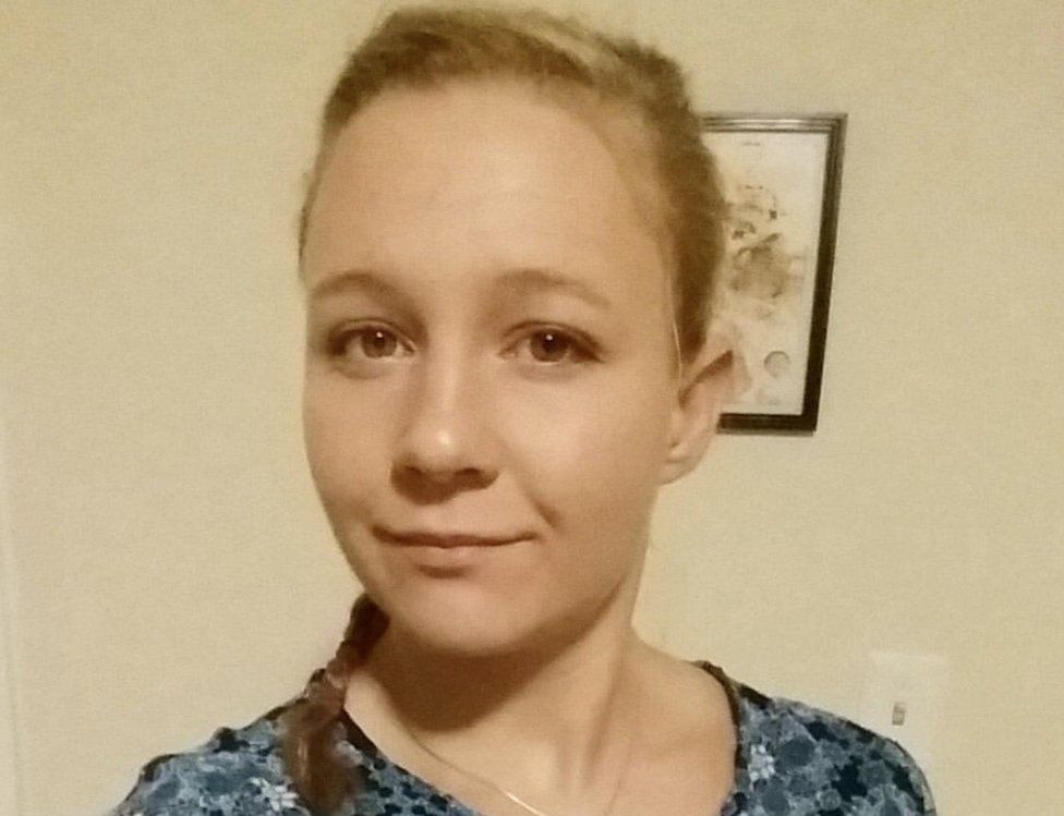 Reality Leigh Winner, 25, a federal contractor charged by the US Department of Justice for sending classified material to a news organization, poses in a picture posted to her Instagram account