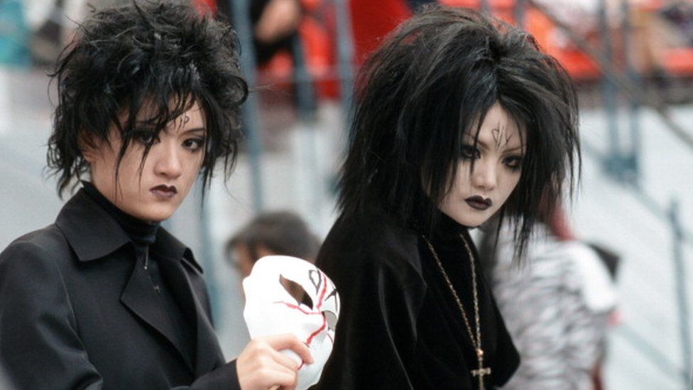 Goths at a Taiwan cosplay event