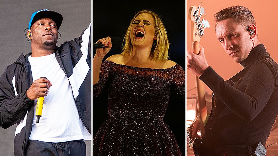 dizzee rascal, adele, the xx