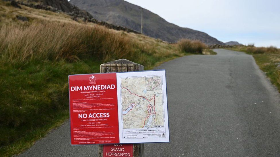 Snowdonia path closed