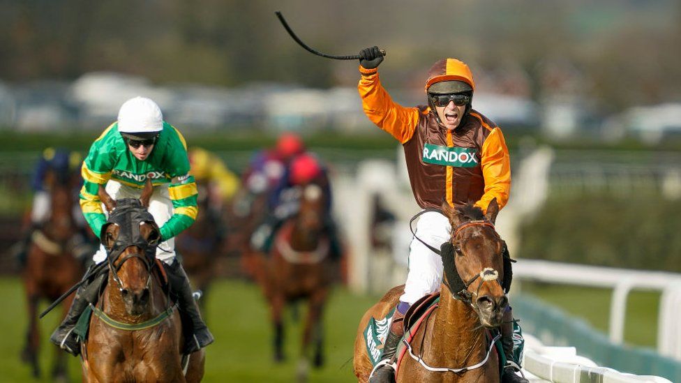 Grand National competitors at Aintree Races