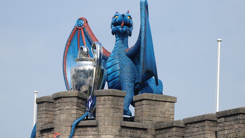 Dragon at Cardiff Castle