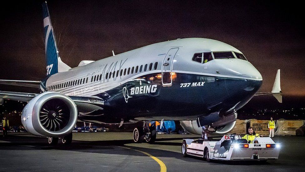 Буксируемый Boeing 737 Max