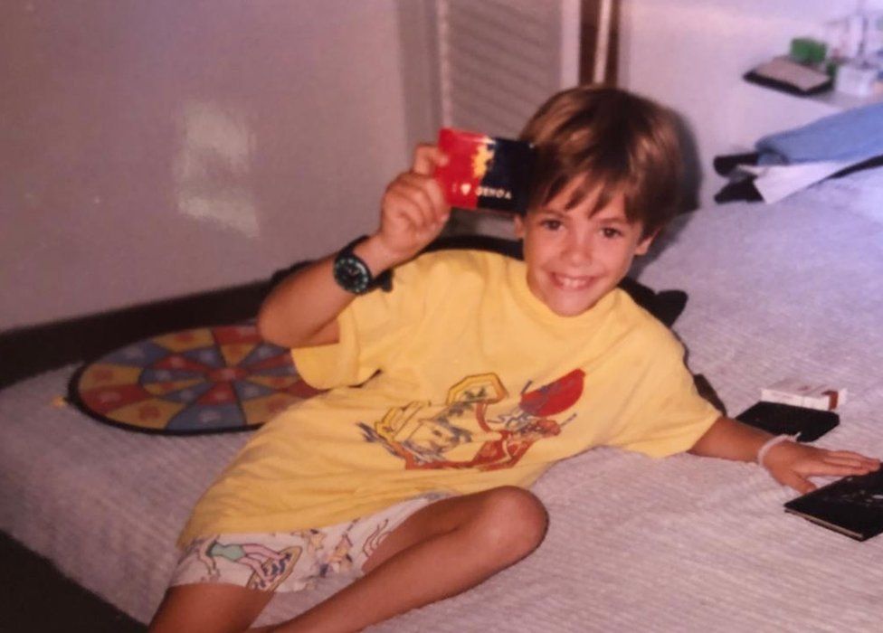 Jack Savoretti as a child