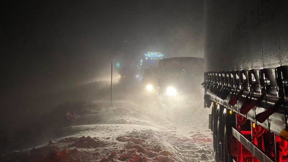 Drifting Snow in the Scottish Highlands