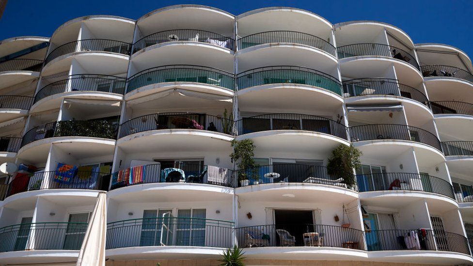 An apartment building in Ibiza