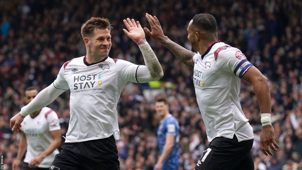 Derby County 2-0 Carlisle United - Rams seal promotion to the ...