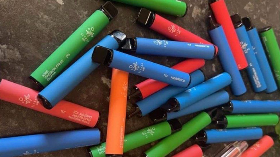 Vapes sold to one 15-year-old girl and later discovered by her mother