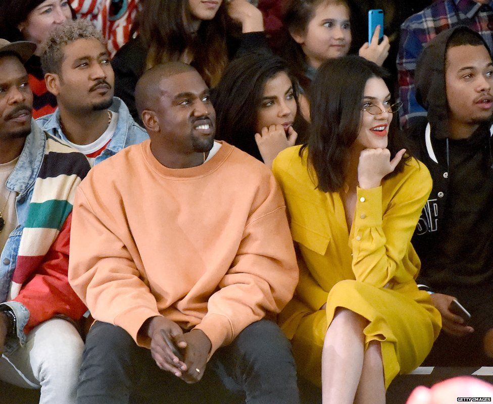 Kanye West and Kendall Jenner