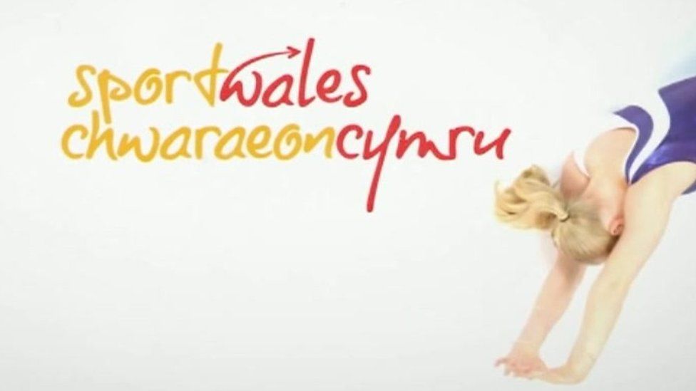 Sports Wales logo on promotional video