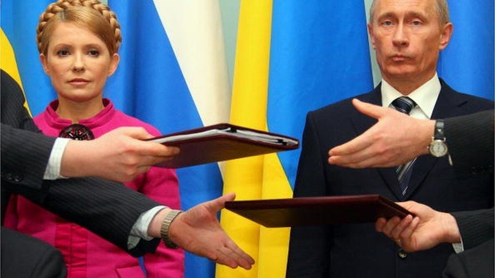 Газовий контракт 2009 року був підписаний після переговорів двох прем'єрів - Тимошенко і Путіна