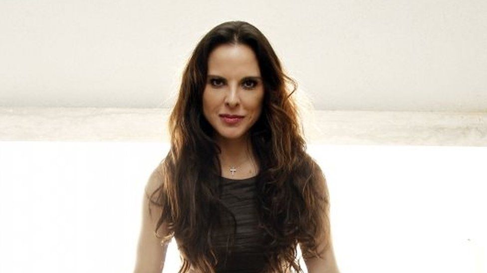 In this 7 February, 2012 file photo, Mexican actress Kate del Castillo, from the upcoming television show "La Reina del Sur," or Queen of the South, poses for a portrait in Los Angeles.