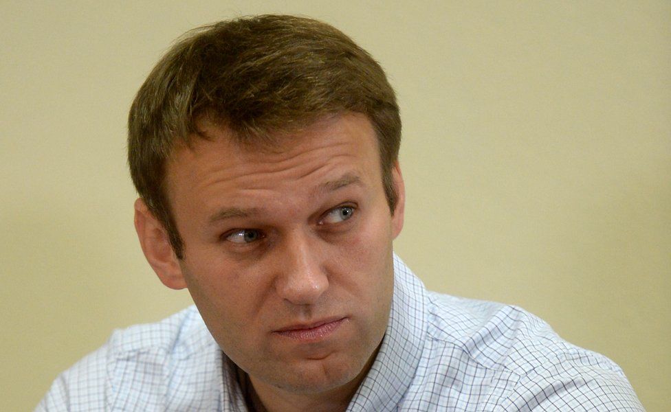 Alexei Navalny during a court appearance in 2013
