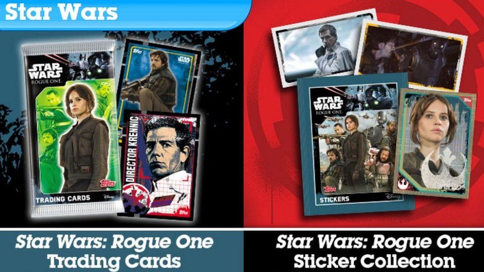 Topps Star Wars card collection