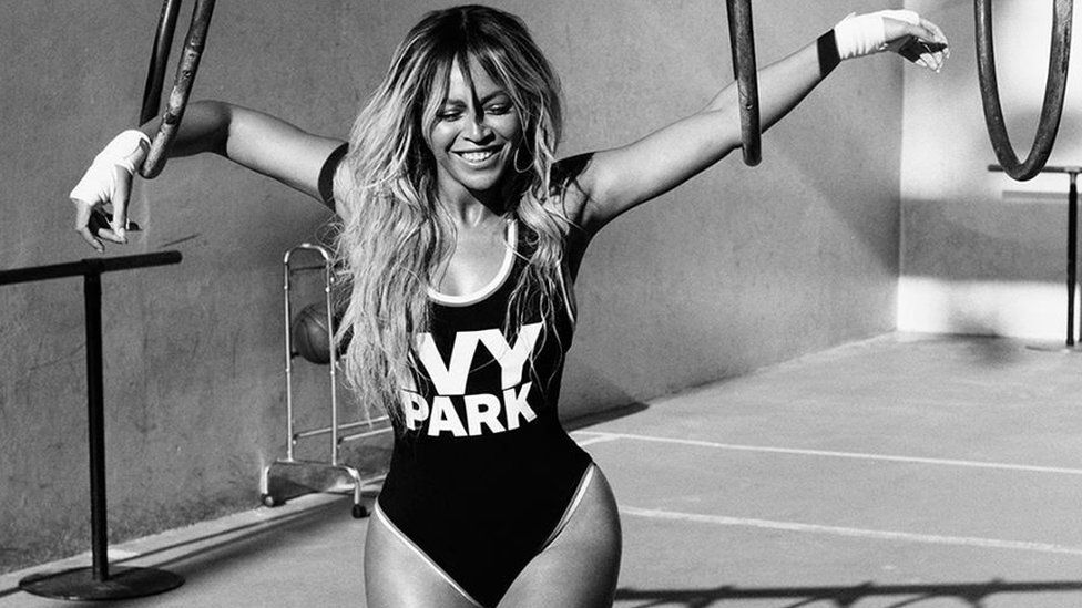 Beyonce in Ivy Park clothing line