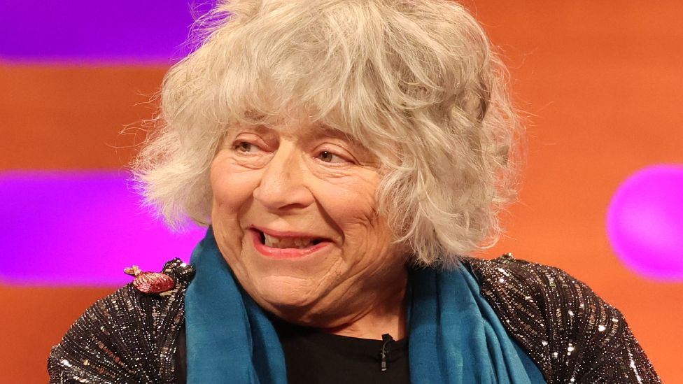 Miriam Margolyes during the filming for the Graham Norton Show at BBC Studioworks 6 Television Centre, Wood Lane, London, to be aired on BBC One on Friday evening. Picture date: Thursday November 2, 2023