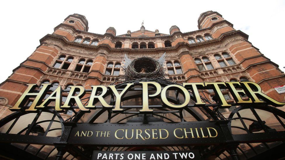 London theatre showing Harry Potter and The Cursed Child,