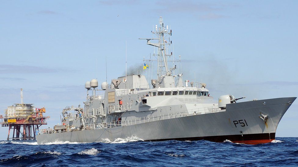 Ирландский военный корабль LÉ RÓISÍN