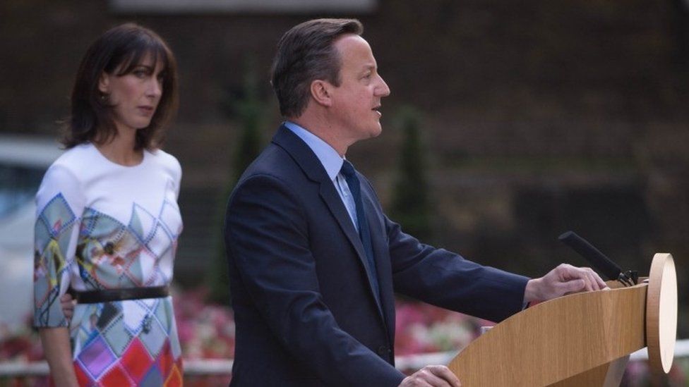 Samantha and David Cameron