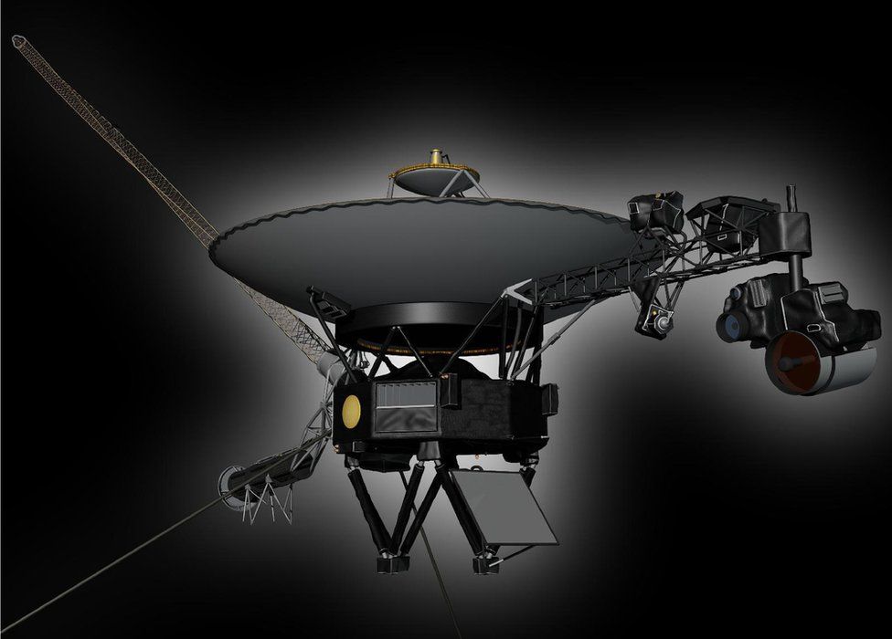 Artwork: Voyager probe