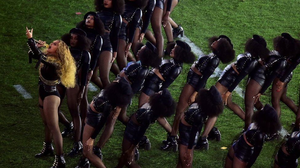 Beyonce at the Super Bowl