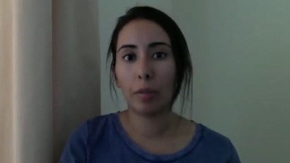 Princess Latifa in a March 2018 video