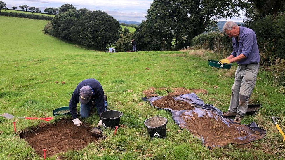 Excavation work on Dartmoor