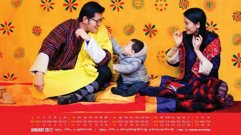 Bhutan's Calendar Baby Prince - BBC News