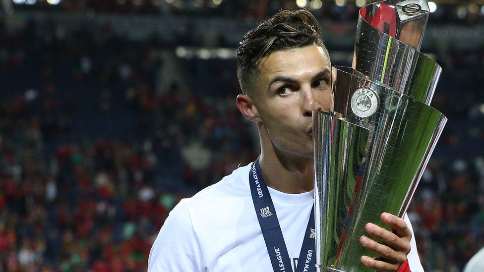 Euro 2016 winner - Cristiano Ronaldo with Portugal