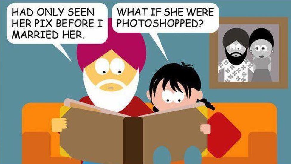 The Sikh who cracks turban jokes to fight stereotypes BBC News