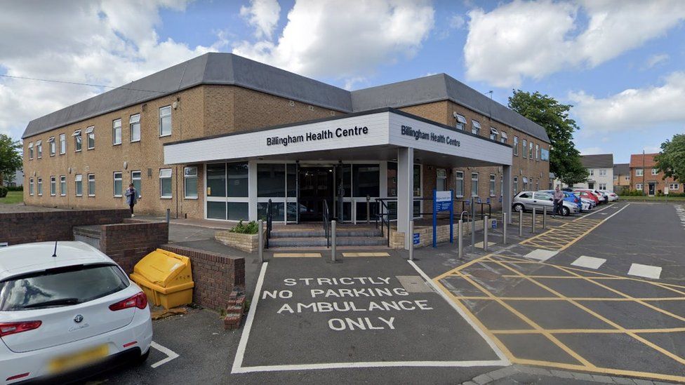 Billingham Health Centre which houses Queenstree Medical Practice