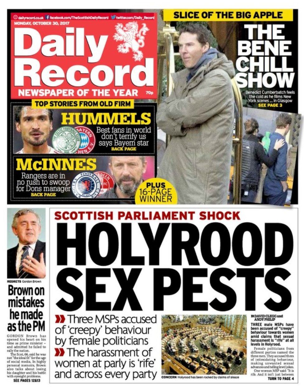 The Papers Sex Pests At Westminster And Holyrood Bbc News