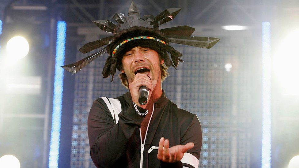 Jamiroquai performing in 2005