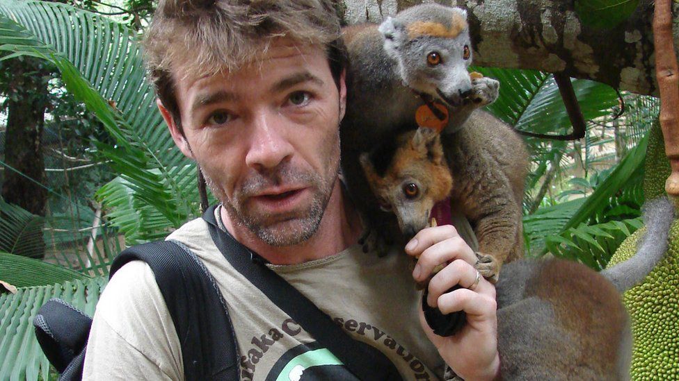 Park curator of Jamie Craig on research trip to Madagascar