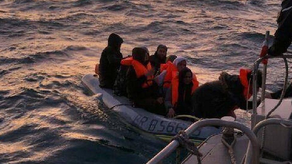 Migrants rescued in France