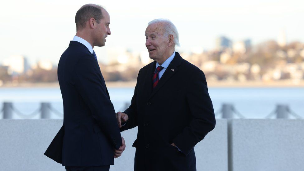 Prince William speaks to President Biden