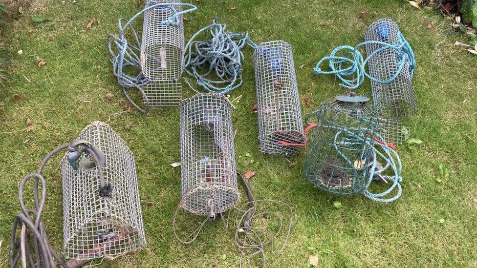 More than 20 illegal fish traps seized from rivers in North East - BBC News