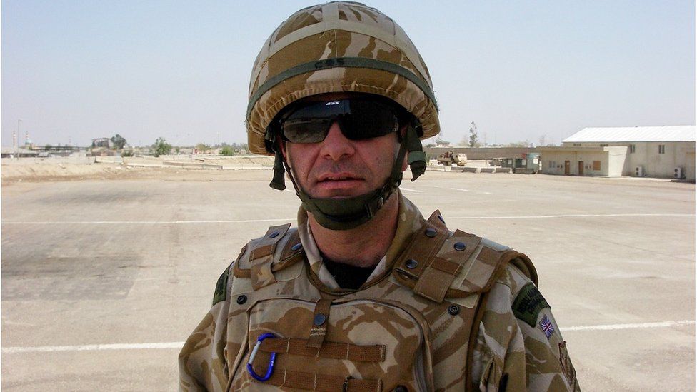 Royal Marine Brigadier Rory Copinger-Symes In Afghanistan