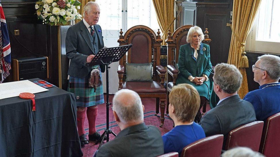 King Charles, Dunfermline speech