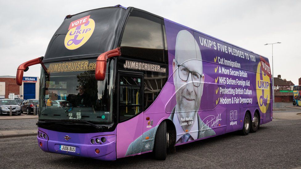 UKIP battle bus.