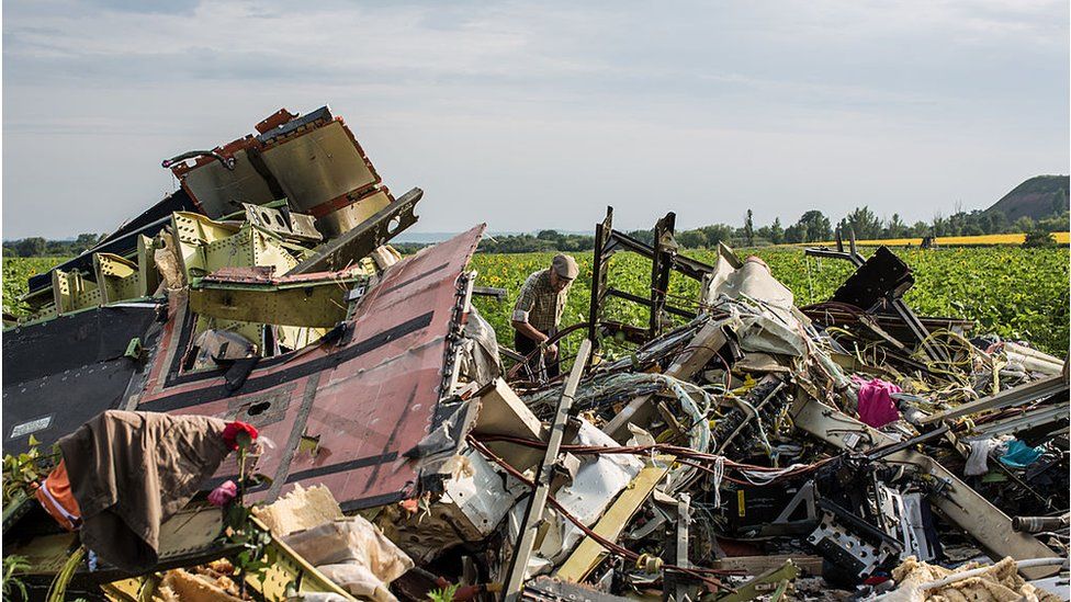 Debris from MH17