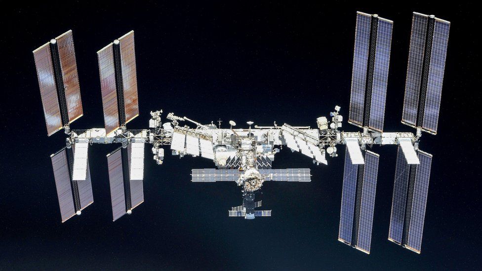 Международная космическая станция, вид из космоса