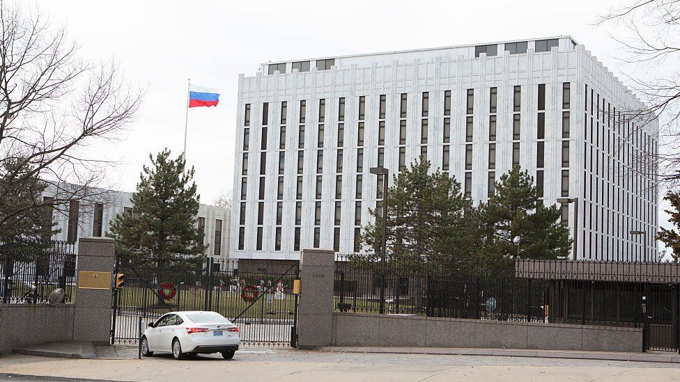 The Russian embassy in the US