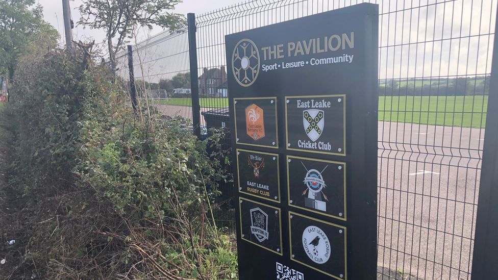 Sign for The Pavilion in East Leake