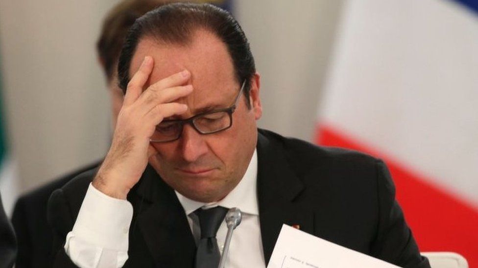 French President Francois Hollande. File photo