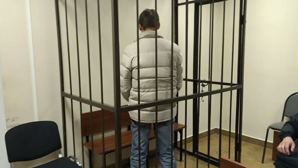 Сергей Шевцов во время избрания меры пресечения