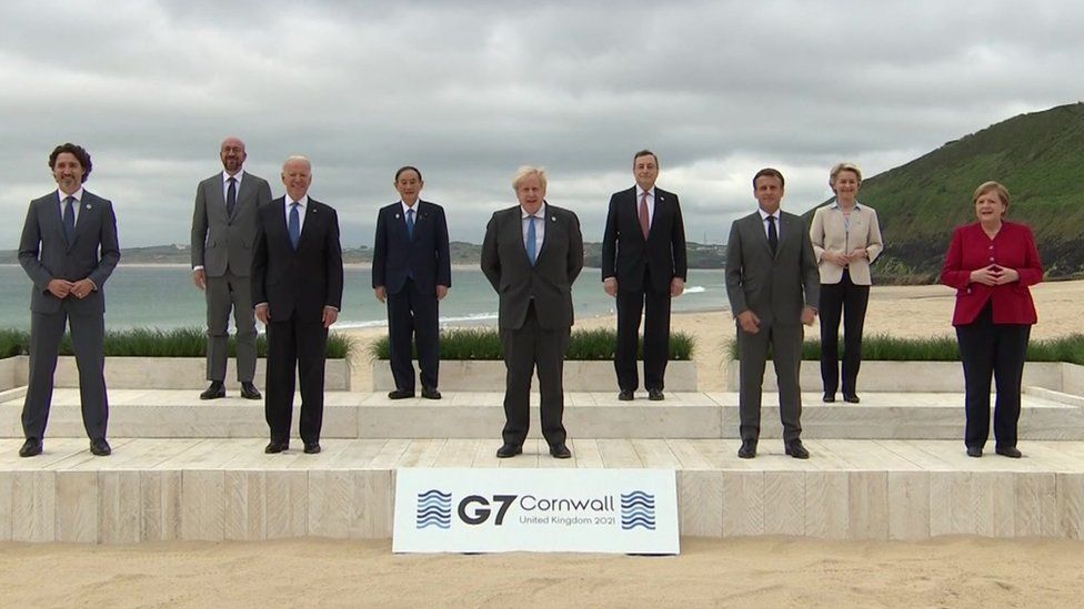 G7 leaders